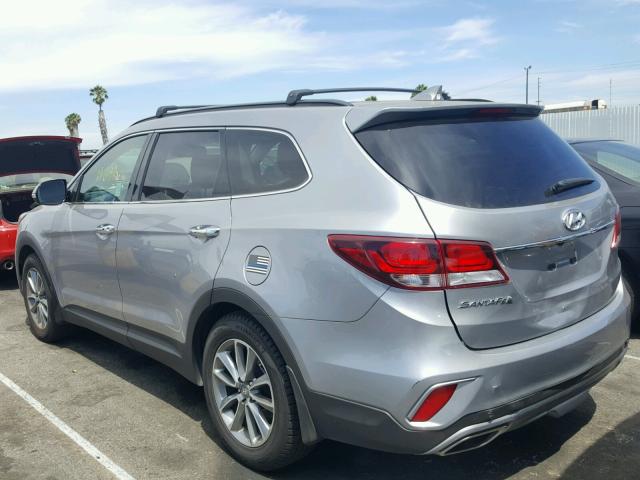 KM8SN4HFXHU250002 - 2017 HYUNDAI SANTA FE S SILVER photo 3