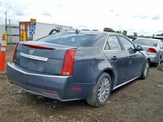 1G6DG5EY7B0103298 - 2011 CADILLAC CTS LUXURY GRAY photo 4