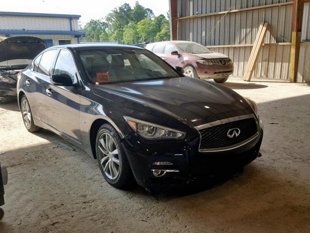 JN1BV7AR2EM704395 - 2014 INFINITI Q50 BASE BLACK photo 1