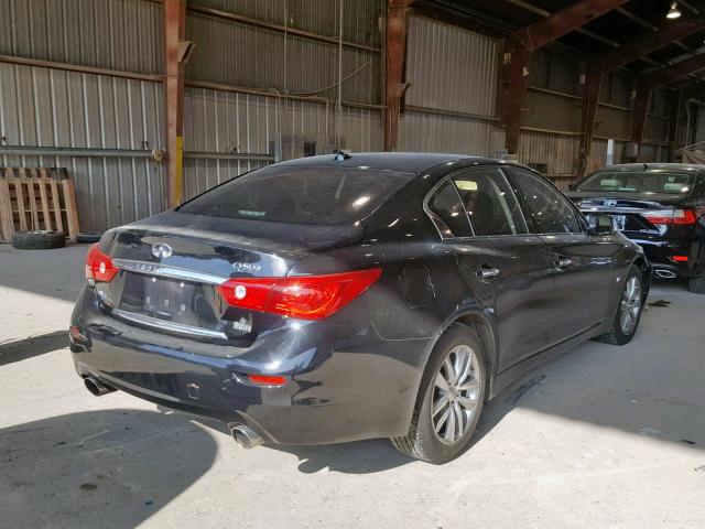 JN1BV7AR2EM704395 - 2014 INFINITI Q50 BASE BLACK photo 4