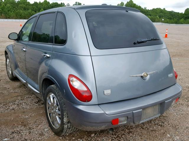 3A8FY48B48T155531 - 2008 CHRYSLER PT CRUISER BLUE photo 3