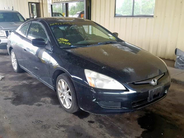 1HGCM72505A027592 - 2005 HONDA ACCORD BLACK photo 1