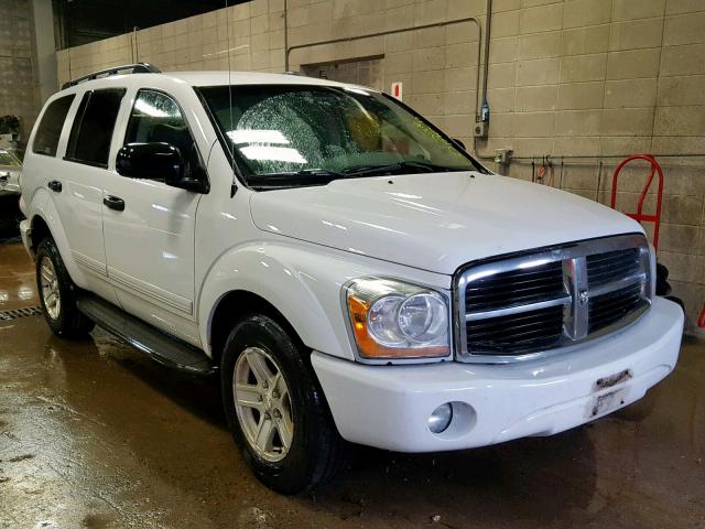 1D4HB48DX4F214429 - 2004 DODGE DURANGO SL WHITE photo 1