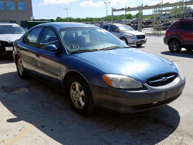 1FAFP55U92G248696 - 2002 FORD TAURUS SES BLUE photo 1