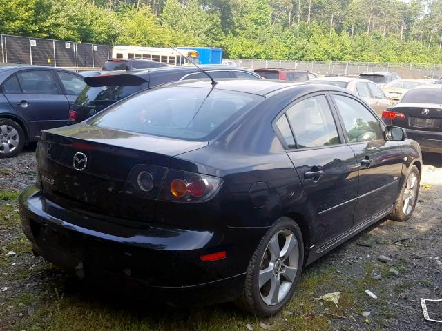 JM1BK323961510037 - 2006 MAZDA 3 S BLACK photo 4