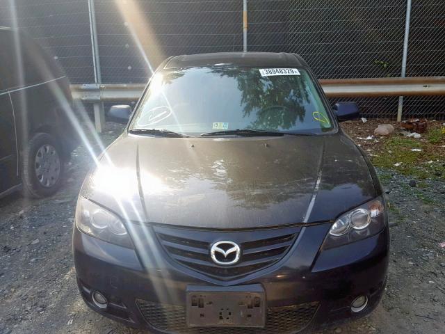 JM1BK323961510037 - 2006 MAZDA 3 S BLACK photo 9