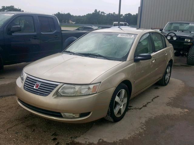 1G8AL55F67Z194152 - 2007 SATURN ION LEVEL GOLD photo 2