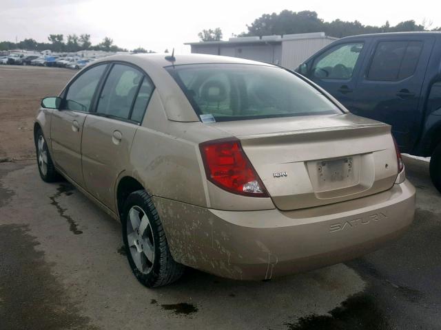 1G8AL55F67Z194152 - 2007 SATURN ION LEVEL GOLD photo 3