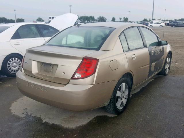 1G8AL55F67Z194152 - 2007 SATURN ION LEVEL GOLD photo 4