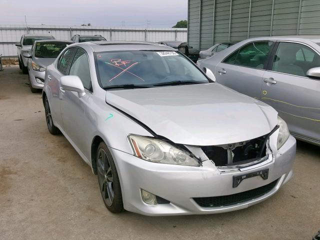 JTHBK262175049632 - 2007 LEXUS IS 250 SILVER photo 1