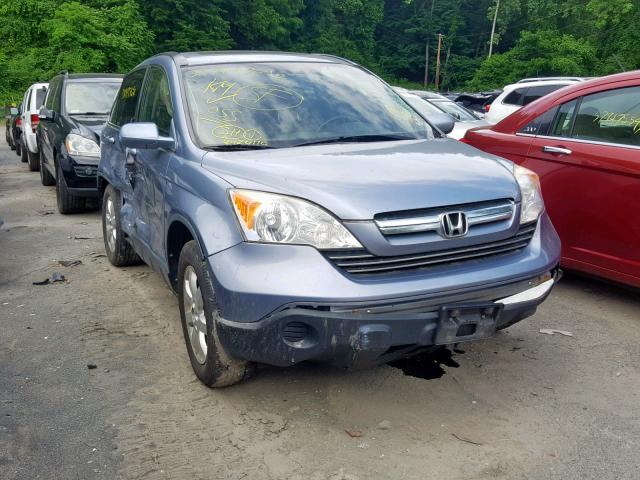 JHLRE48797C088835 - 2007 HONDA CR-V EXL BLUE photo 1