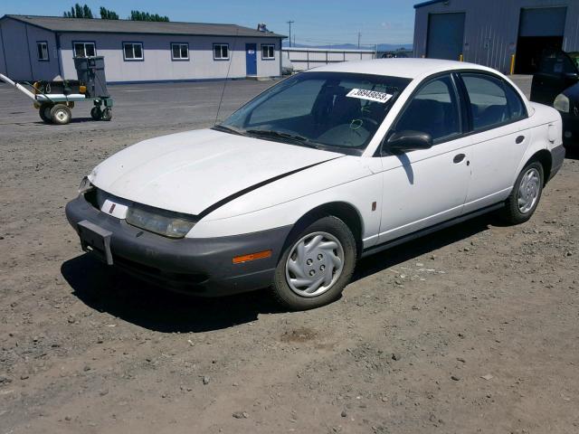 1G8ZF5289TZ100307 - 1996 SATURN SL WHITE photo 2