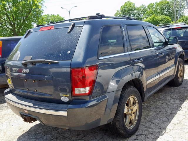 1J8HR58P97C562407 - 2007 JEEP GRAND CHER GRAY photo 4