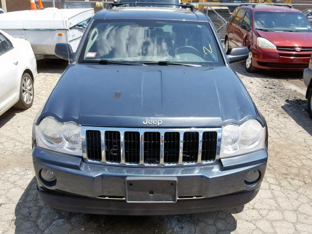 1J8HR58P97C562407 - 2007 JEEP GRAND CHER GRAY photo 9