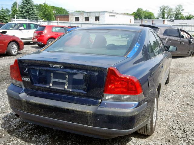 YV1RS64A142320939 - 2004 VOLVO S60 BLUE photo 4