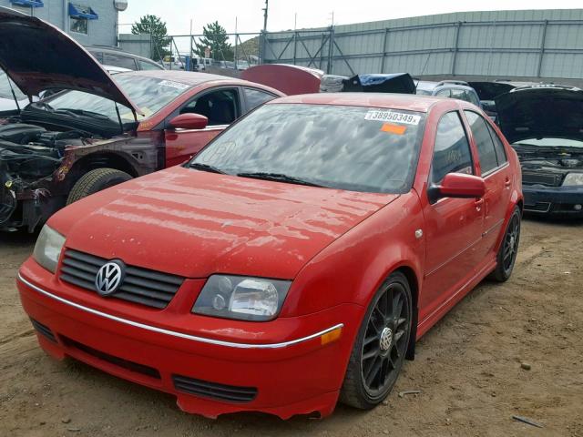 3VWSE69M34M146136 - 2004 VOLKSWAGEN JETTA GLS RED photo 2