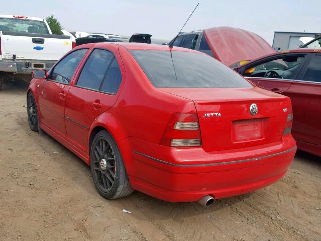 3VWSE69M34M146136 - 2004 VOLKSWAGEN JETTA GLS RED photo 3