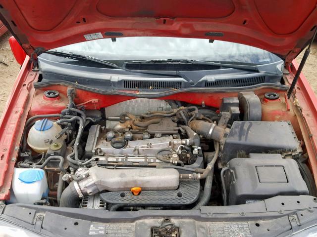 3VWSE69M34M146136 - 2004 VOLKSWAGEN JETTA GLS RED photo 7