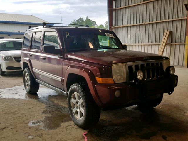 1J8HG582X8C182651 - 2008 JEEP COMMANDER BURGUNDY photo 1