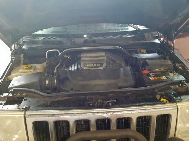 1J8HG582X8C182651 - 2008 JEEP COMMANDER BURGUNDY photo 7