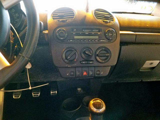 3VWFE21C43M424750 - 2003 VOLKSWAGEN NEW BEETLE ნაცრისფერი ფოტო 9