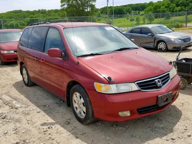 2HKRL18042H572087 - 2002 HONDA ODYSSEY EX RED photo 1