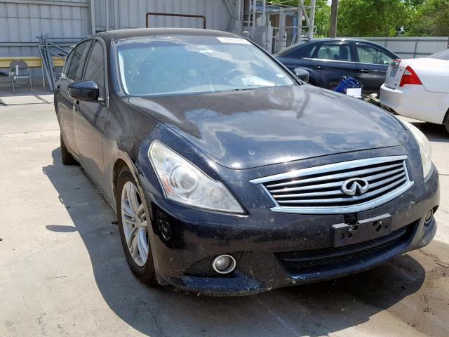 JN1CV6APXCM625065 - 2012 INFINITI G37 BASE BLACK photo 1