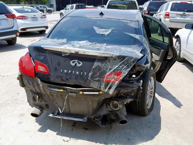 JN1CV6APXCM625065 - 2012 INFINITI G37 BASE BLACK photo 9