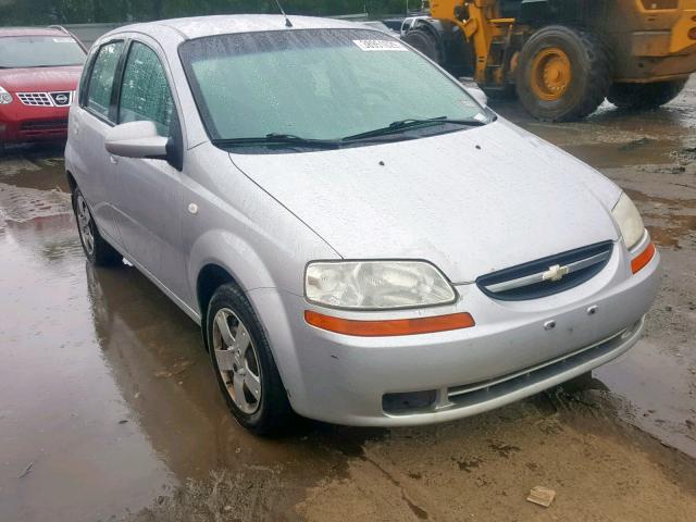 KL1TD66686B547425 - 2006 CHEVROLET AVEO BASE Gümüş foto 1