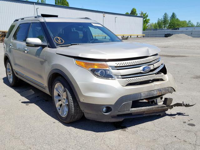 1FMHK7F82BGA35650 - 2011 FORD EXPLORER L TAN photo 1