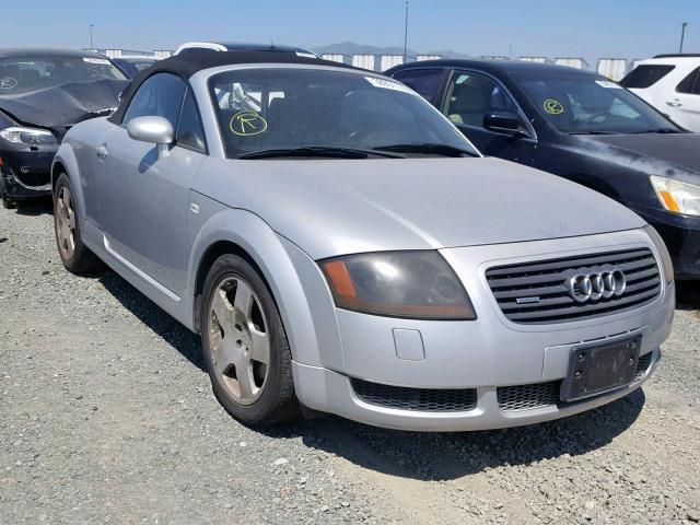 TRUUT28N411045917 - 2001 AUDI TT QUATTRO GRAY photo 1