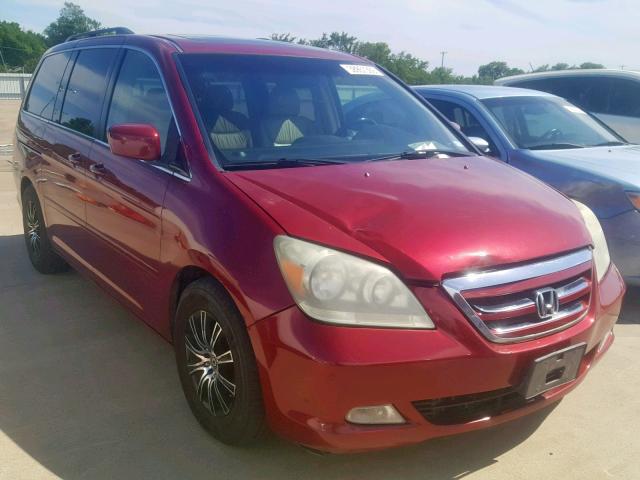 5FNRL388X5B100707 - 2005 HONDA ODYSSEY TO RED photo 1