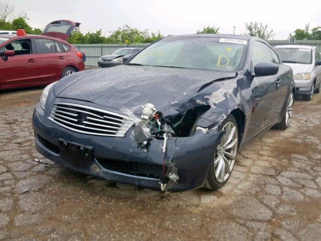 JNKCV64EX8M117708 - 2008 INFINITI G37 BASE BLUE photo 2