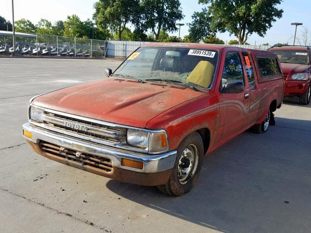 JT4RN93P0K5005775 - 1989 TOYOTA PICKUP 1/2 RED photo 2