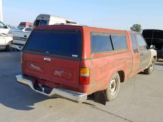 JT4RN93P0K5005775 - 1989 TOYOTA PICKUP 1/2 RED photo 4