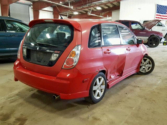 JS2RC61HX55301901 - 2005 SUZUKI AERIO SX RED photo 4