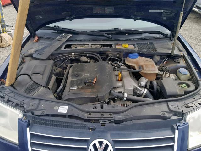 WVWPD63B54P206687 - 2004 VOLKSWAGEN PASSAT GLS BLUE photo 7