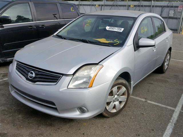 3N1AB6AP0CL729204 - 2012 NISSAN SENTRA 2.0 SILVER photo 2