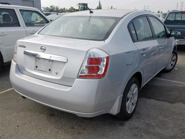 3N1AB6AP0CL729204 - 2012 NISSAN SENTRA 2.0 SILVER photo 4