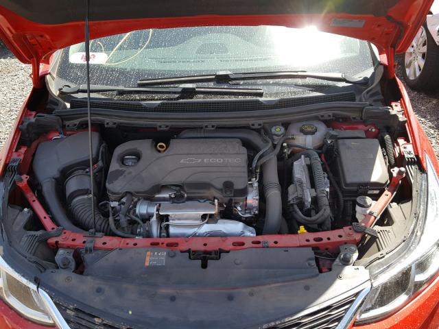 1G1BC5SM5H7225572 - 2017 CHEVROLET CRUZE LS RED photo 7