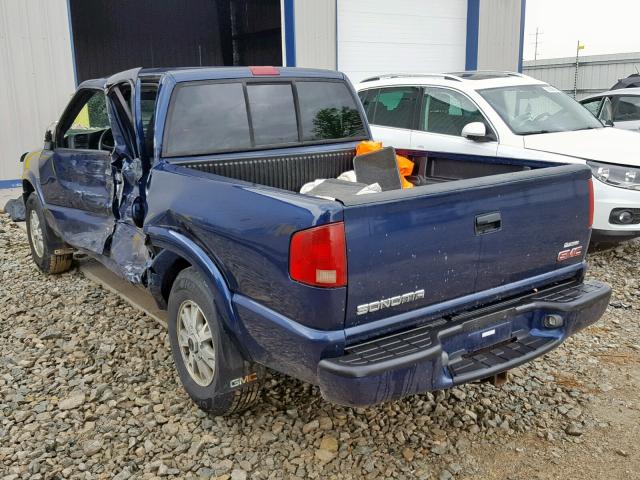 1GTDT13X44K110485 - 2004 GMC SONOMA BLUE photo 3