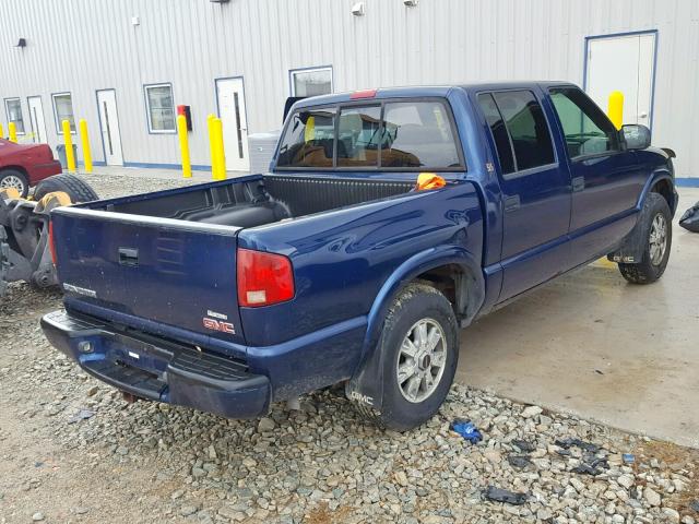 1GTDT13X44K110485 - 2004 GMC SONOMA BLUE photo 4