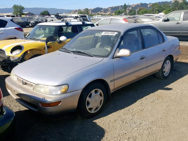 1NXBB02E1VZ621741 - 1997 TOYOTA COROLLA DX BEIGE photo 2