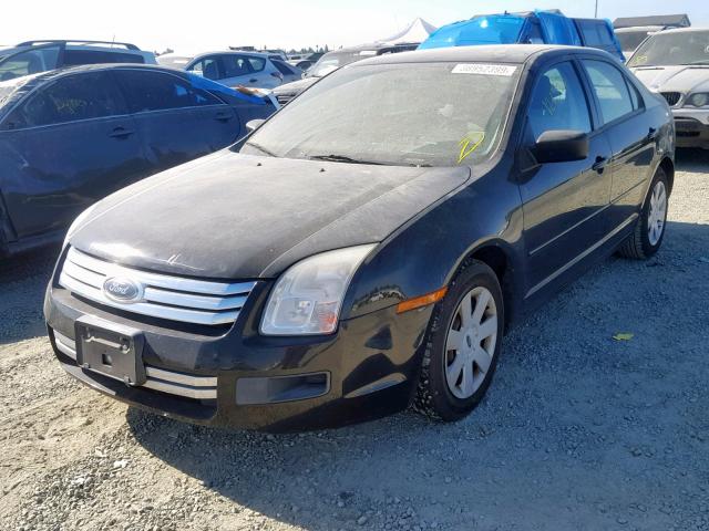 3FAHP06Z97R210570 - 2007 FORD FUSION S BLACK photo 2