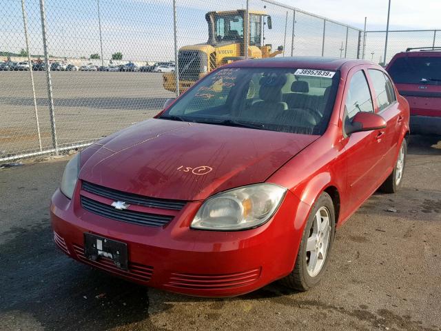 1G1AF5F58A7120813 - 2010 CHEVROLET COBALT 2LT RED photo 2