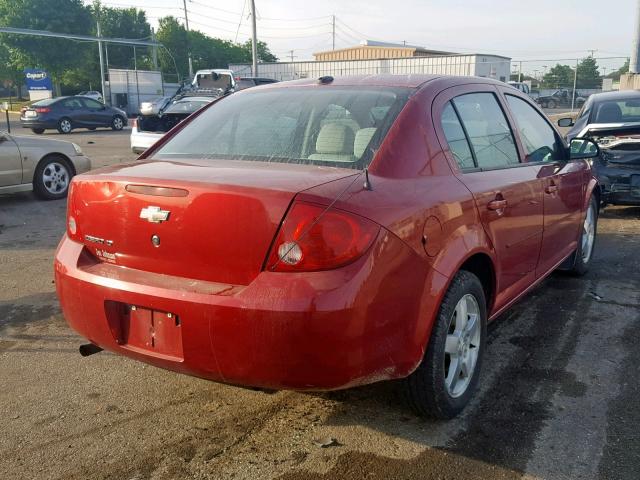 1G1AF5F58A7120813 - 2010 CHEVROLET COBALT 2LT RED photo 4