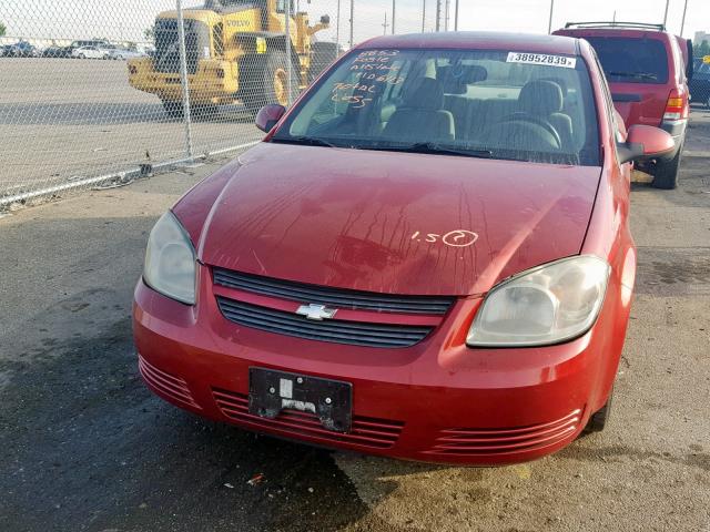 1G1AF5F58A7120813 - 2010 CHEVROLET COBALT 2LT RED photo 9