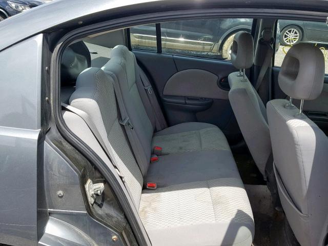 1G8AZ55F86Z193680 - 2006 SATURN ION LEVEL GRAY photo 6