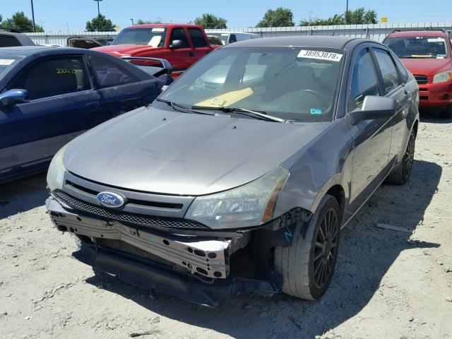 1FAHP3GN0AW271078 - 2010 FORD FOCUS SES GRAY photo 2