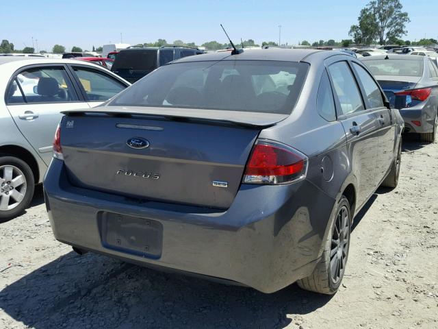 1FAHP3GN0AW271078 - 2010 FORD FOCUS SES GRAY photo 4